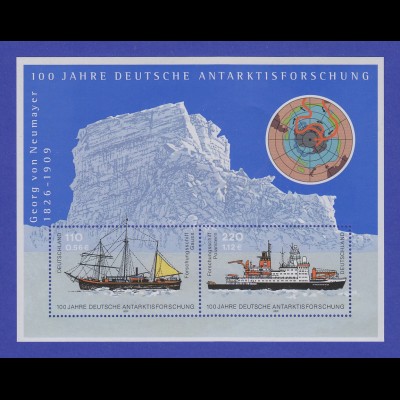 Bundesrepublik 2001 Blockausgabe deutsche Antarktisforschung Mi.-Nr. Block 57 **
