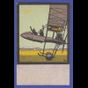 Bayern 1912 Flugpost-Marke Bayerischer Aeroclub Mi.-Nr. F I in MIF auf Postkarte