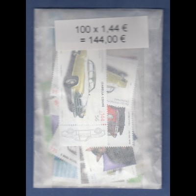 Frankaturware Deutschland orig. postfrisch, 100x1,44€ = 144,00 € Frankaturwert 