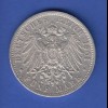 Deutsches Kaiserreich Baden Friedrich I. Silbermünze 5 Mark 1901 G