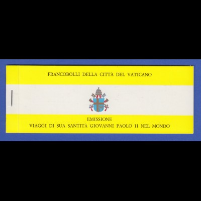 Vatikan Markenheftchen 1982 Mi.-Nr. MH 1 ** Papstreisen