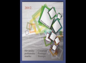 Hrvatska / Kroatien offiz. Briefmarken-Jahrbuch der Post 2012 kpl. bestückt **