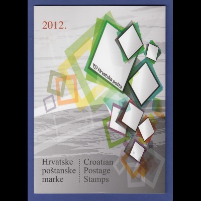 Hrvatska / Kroatien offiz. Briefmarken-Jahrbuch der Post 2012 kpl. bestückt **