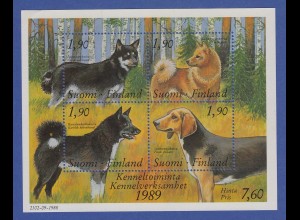 Finnland Blockausgabe 1989 Mi.-Nr. Block 5 ** Bund finnischer Hundezüchter