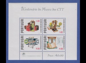 Portugal Blockausgabe 1978 Mi.-Nr. Block 25 ** 100 Jahre Postmuseum 