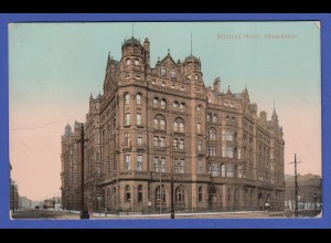 AK England Manchester Midland Hotel 1913