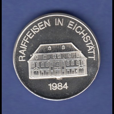 Silbermedaille Stadt Eichstätt Raiffeisen in Eichstätt 1984 