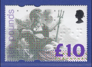 Großbritannien 1993 Freimarke 10 Pfund Britannia Mi.-Nr. 1445 **