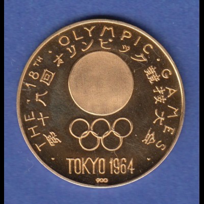 Goldmedaille Olympische Spiele Tokio 1964 3,50g Gold Au900 ...