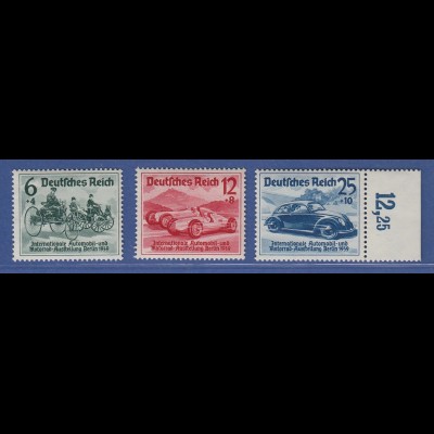 Deutsches Reich 1939 Automobil-Ausstellung Mi.-Nr. 686-688 Satz postfrisch **