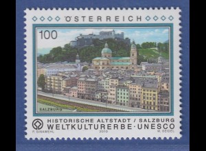 Österreich 2010 Sondermarke UNESCO-Welterbe Altstadt v. Salzburg Mi.-Nr. 2850