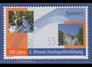 Österreich 2010 Sondermarke Wiener Hochquellenleitung Mi.-Nr. 2876