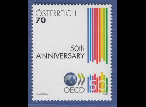 Österreich 2011 Sondermarke 50 Jahre OECD Mi.-Nr. 2946