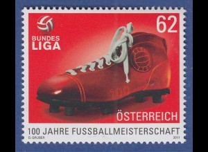 Österreich 2011 Sondermarke 100 Jahre Fussballmeisterschaft Mi.-Nr. 2950