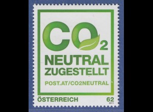 Österreich 2011 Sondermarke Klimaneutrale Postzustellung Mi.-Nr. 2956