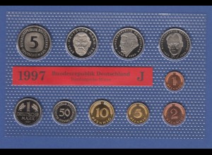 Bundesrepublik DM-Kursmünzensatz 1997 J stempelglanz