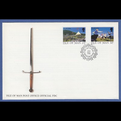 Isle of Man Ersttagsbrief / FDC 1998 Mi.-Nr. 778-79 Europa: Nationale Feste 