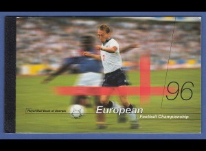 Großbritannien 1996 Prestige-Markenheftchen Fußball-EM '96 MH 112