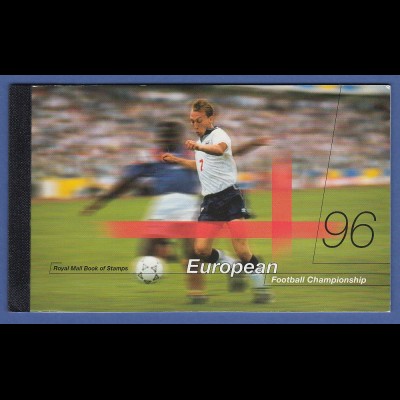 Großbritannien 1996 Prestige-Markenheftchen Fußball-EM '96 MH 112