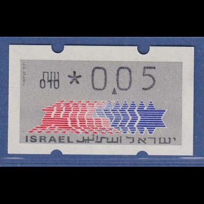 Israel Klüssendorf ATM Dauerausgabe 1.Papier, mit Aut.-Nr. 010 , Mi.-Nr. 3.1.10