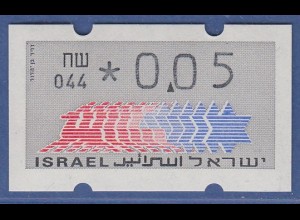Israel Klüssendorf ATM Dauerausgabe 3.Papier, mit Aut.-Nr. 044, Mi.-Nr. 3.3.44