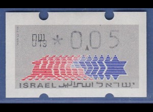 Israel Klüssendorf ATM Dauerausgabe 4.Papier, mit Aut.-Nr. 019, Mi.-Nr. 3.4.19