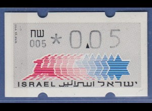 Israel Klüssendorf ATM Dauerausgabe 5.Papier, mit Aut.-Nr. 005, Mi.-Nr. 3.5.5
