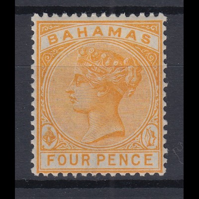 Bahamas 1884 Queen Victoria Mi.-Nr. 15 sauber ungebraucht *
