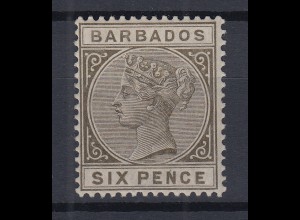 Barbados 1882 Queen Victoria Mi.-Nr. 38 sauber ungebraucht *