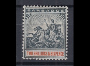 Barbados 1892 kleines Kolonialsiegel Mi.-Nr. 51 sauber ungebraucht 