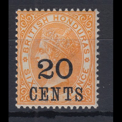British Honduras (Belize) 1888 Queen Victoria Mi.-Nr. 24 sauber ungebraucht