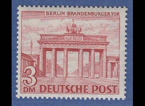Berlin 1949 Berliner Bauten 3DM-Wert Brandenburger Tor, Mi.-Nr. 59 **