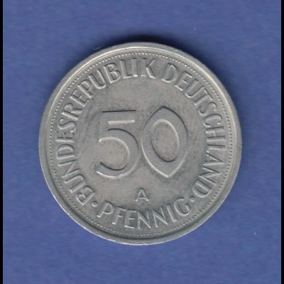 Bundesrepublik 50Pfg-Kursmünze 1990 A