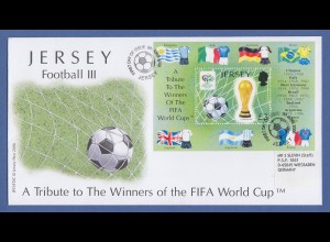 Guernsey Ersttagsbrief / FDC 2006 FIFA Fussball Weltmeisterschaft 2006 Bl. 57