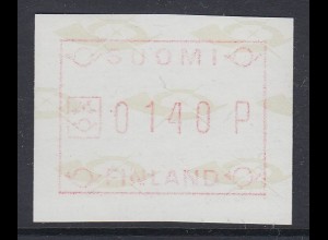 Finnland 1988 FRAMA-ATM Mi.-Nr. 3.1 SCHMALE ZIFFERN (Oulu) Einzelwert 140 ** 