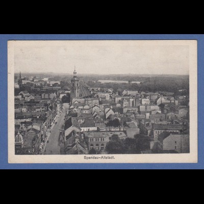 AK Berlin Spandau Altstadt Panorama gelaufen 1929