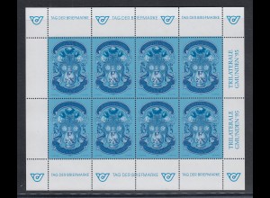 Österreich 1995 Tag der Briefmarke Mi.-Nr. 2158 BLAUDRUCK-Kleinbogen **