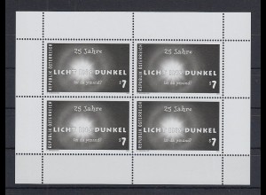 Österreich 1997 Licht ins Dunkel Mi.-Nr. 2238 Schwarzdruck-Kleinbogen **