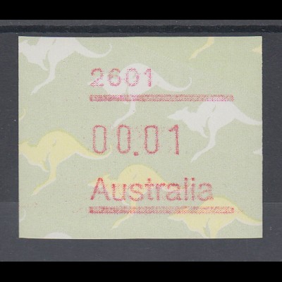 Australien Frama-ATM 2. Ausgabe 1985, Känguruh, Ausgabe mit Postcode **