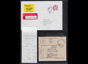 USA Unisys ATM hoher Wert 4,90 auf R-FDC MERRIFIELD, VA 19. FEB.1994 mit ET-AQ !