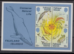 Falkland-Inseln 1984 Naturschutz Mi.-Nr. Block 4 **