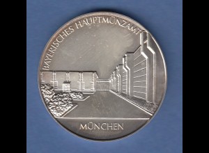 Silber-Medaille Bayerisches Hauptmünzamt München 1986-1996 Zamdorfer Straße 