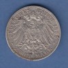 Dt. Kaiserreich Bayern 2-Mark Silbermünze König Otto 1905 D