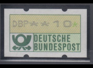 Deutschland ATM Posthorn, Fehlverwendung N24 Nadeldruck (1993) , Mi.-Nr. 1F ** 