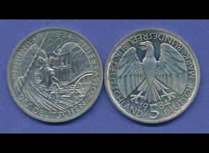 Bundesrepublik 5DM Gedenkmünze 1984, Deutscher Zollverein