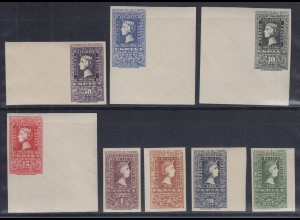 Spanien 1950 100 Jahre Briefmarken Königin Isabella Mi.-Nr. 975-982 Satz kpl. **