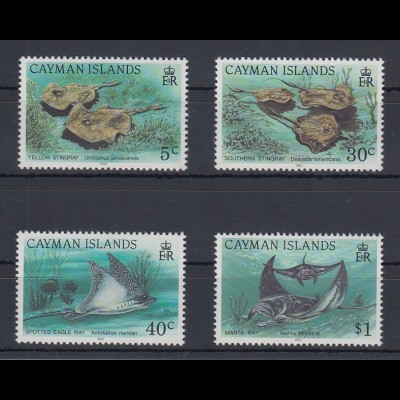 Kaiman-Inseln / Cayman Islands 1993 Rochen Mi.-Nr. 676-679 **