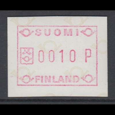 Finnland 1982 FRAMA-ATM Posthörner, Mi.-Nr. 1 **