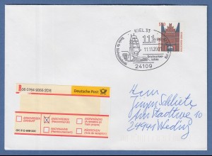 Bund 2001 SWK 510Pfg Mi.-Nr. 1938 auf R-Brief, Sonder-O Kiel 