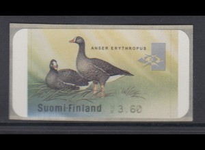 Finnland 2001, ATM Zwerggans, Thermodruck, Wertangabe klein, Mi.-Nr. 35.4